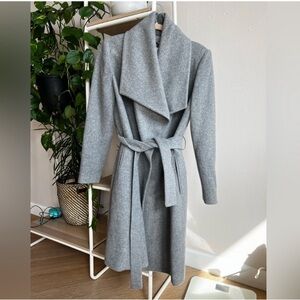 Mango Wool Wrap Coat